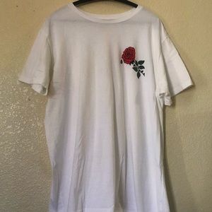 Forever21 Men's XL White Graphic Tee